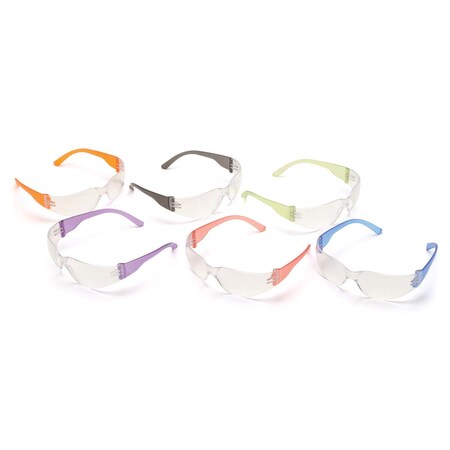 Pyramex Pyramex Safety - Mini Intruder - Multi Color Frames/Clear-Hardcoated Lens, 12PK S4110SNMP